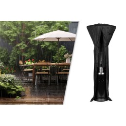 Ogrzewacz parasol gazowy grzejnik 9 kW szklany na ogród patio reduktor wąż pokrowiec MultiGarden