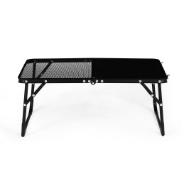 Stolik turystyczny 60x40 cm kempingowy składany w walizkę czarny MultiGarden