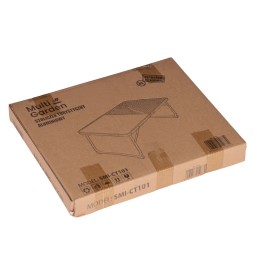 Stolik turystyczny 60x40 cm kempingowy składany w walizkę czarny MultiGarden