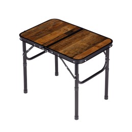 Stolik turystyczny 60x40 cm kempingowy składany w walizkę postarzany dąb MultiGarden