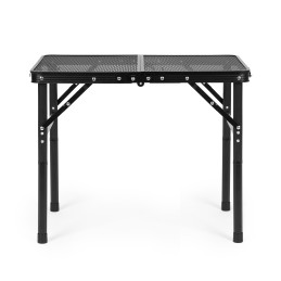 Stolik turystyczny 60x40 cm kempingowy składany w walizkę czarny MultiGarden