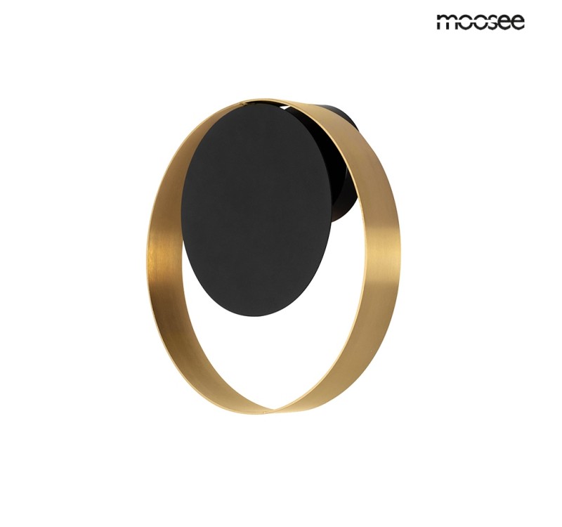 MOOSEE lampa ścienna BAND złota / czarna