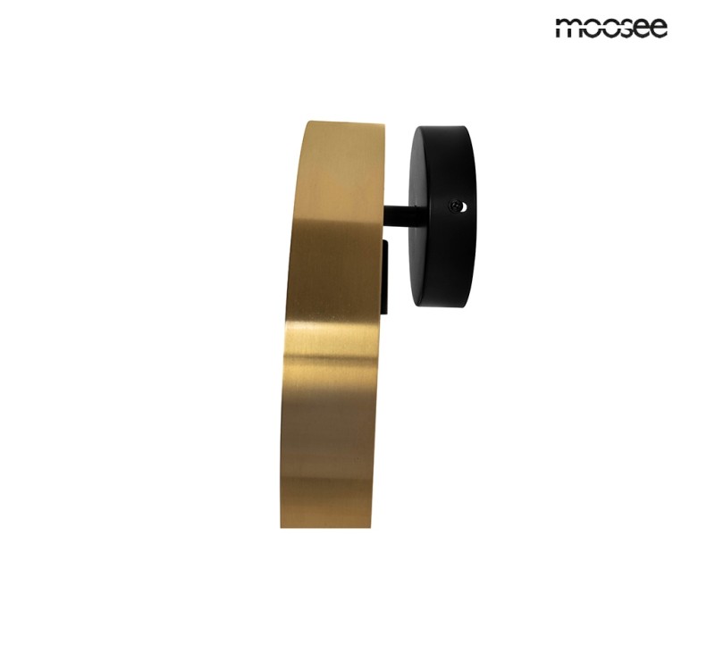 MOOSEE lampa ścienna BAND złota / czarna