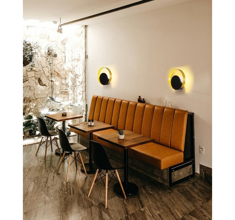 MOOSEE lampa ścienna BAND złota / czarna