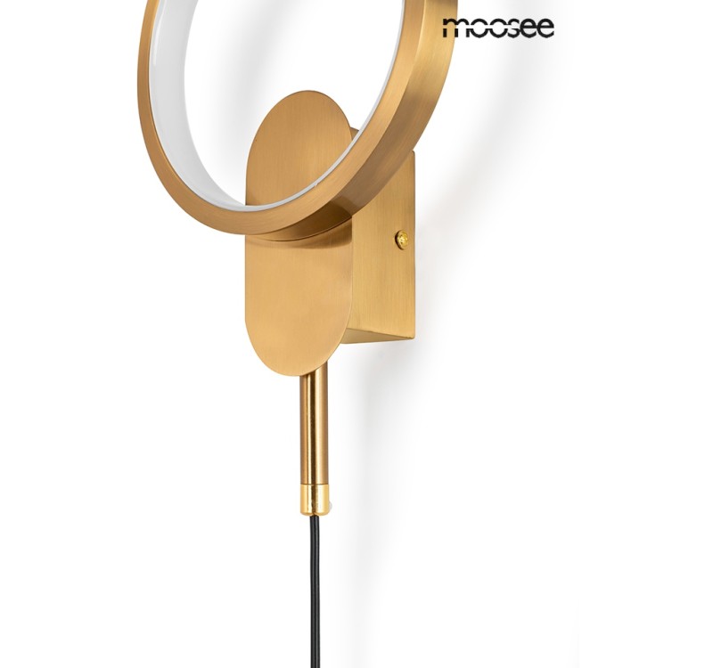 MOOSEE lampa ścienna COMO złota
