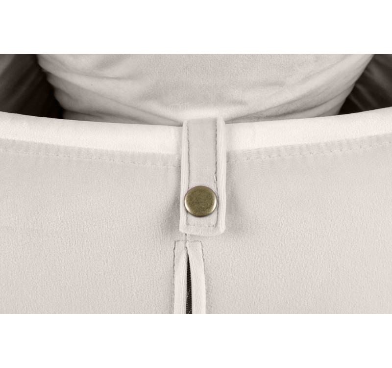 Fotel bujany SWING VELVET beżowy