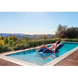 Materac fotel dmuchany wodny plażowy 2w1 180x135 cm INTEX 58868