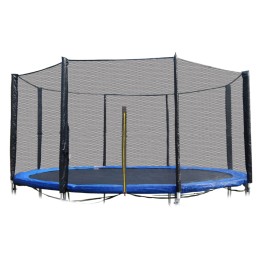 Siatka ochronna zewnętrzna na trampolinę 10 ft 8 słupków 305 cm