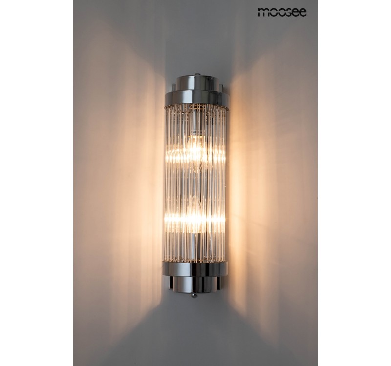 MOOSEE lampa ścienna COLUMN 40 srebrna