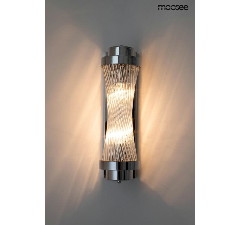 MOOSEE lampa ścienna COLUMN 40 srebrna