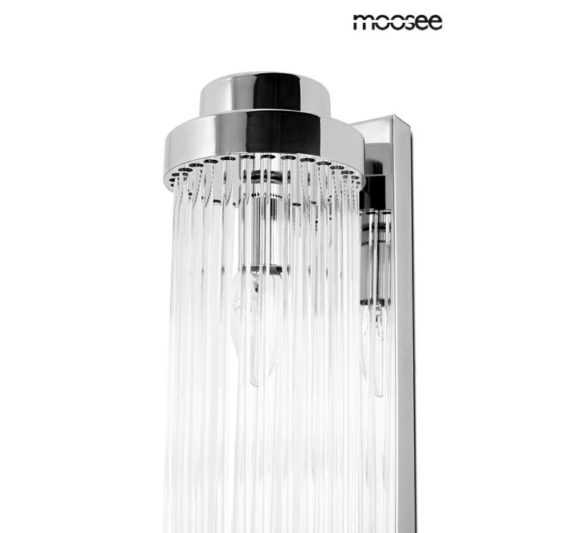 MOOSEE lampa ścienna COLUMN 40 srebrna