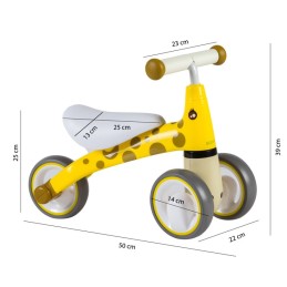 Rowerek biegowy dla dzieci bezpieczna konstrukcja koła EVA "Żyrafa" ECOTOYS