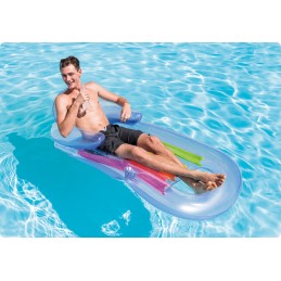 Fotel plażowy materac leżak na basen INTEX 58802 BLUE