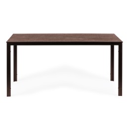 Stół ogrodowy 6-osobowy 156x78 cm polywood meble na taras brązowy MultiGarden