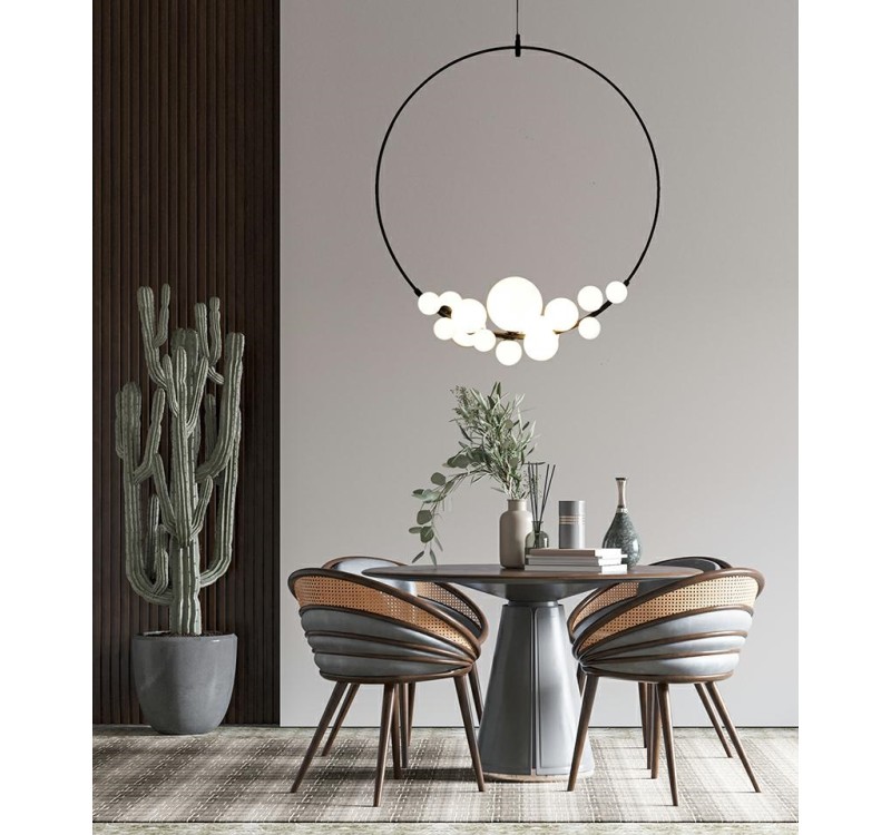 MOOSEE lampa wisząca ROCIO czarna