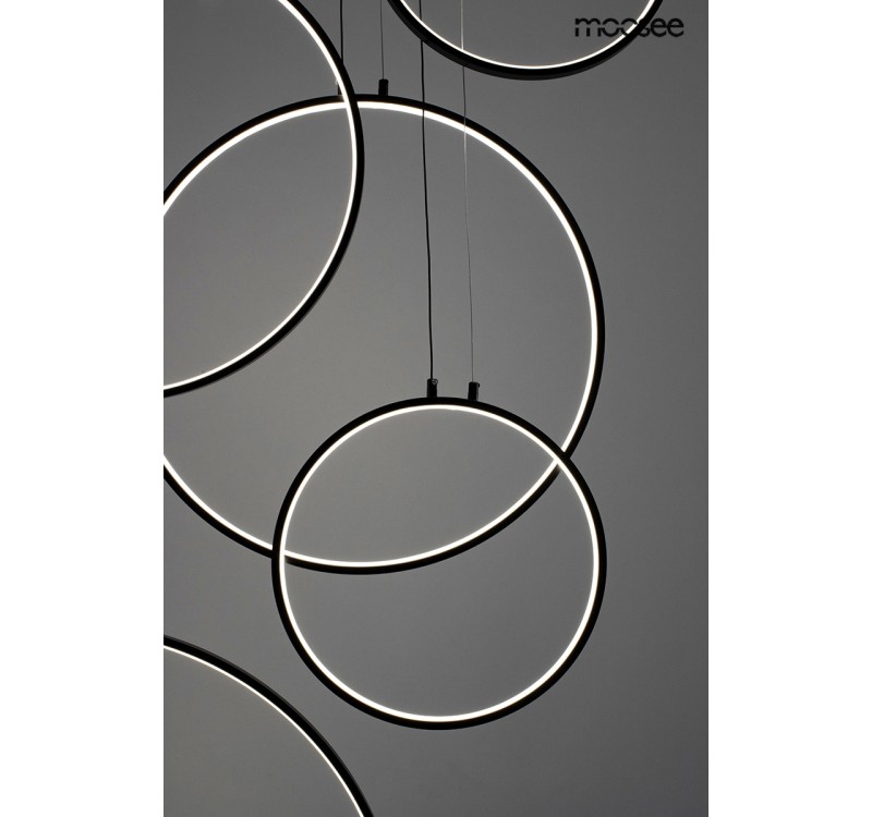 MOOSEE lampa wisząca CIRCULO SIX czarna