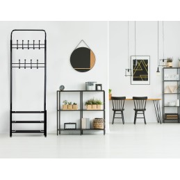 Wieszak na ubrania + szafka regał półka na buty ModernHome