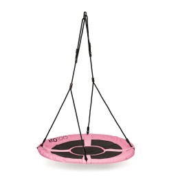 Huśtawka ogrodowa bocianie gniazdo 100 cm różowa ECOTOYS