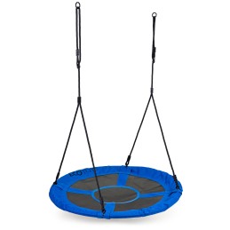 Huśtawka ogrodowa bocianie gniazdo 100 cm niebieska ECOTOYS
