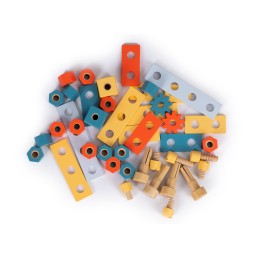 Zabawkowy drewniany warsztat z narzędziami - 47 el. ECOTOYS