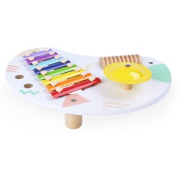 Stolik  z instrumentami stół muzyczny cymbałki +18m ECOTOYS