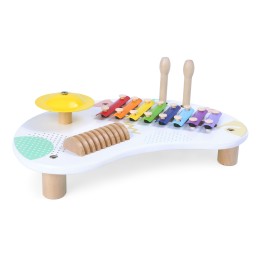 Stolik  z instrumentami stół muzyczny cymbałki +18m ECOTOYS