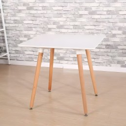 Stolik kuchenny nowoczesny drewniany kwadratowy 80x80 cm ModernHome