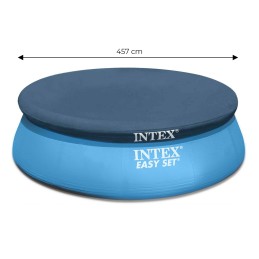 Pokrywa na basen 457 cm mata plandeka INTEX 28023