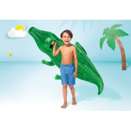 Dmuchany aligator materac do pływania 168 cm INTEX 58546