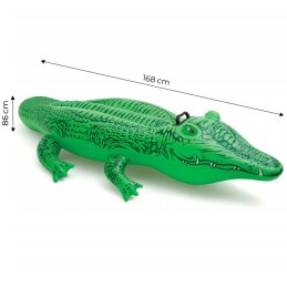 Dmuchany aligator materac do pływania 168 cm INTEX 58546