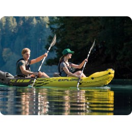 Wiosło do pontonu aluminiowe do kajaku dwupiórowe 218 cm INTEX 69629