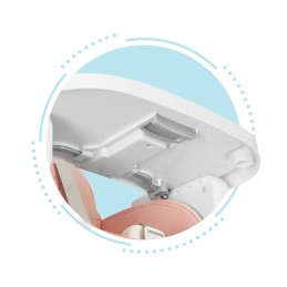 Krzesełko fotelik do karmienia dzieci 3w1 składany ECOTOYS
