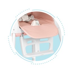 Krzesełko fotelik do karmienia dzieci 3w1 składany ECOTOYS