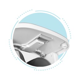 Krzesełko fotelik do karmienia dzieci 3w1 składany ECOTOYS