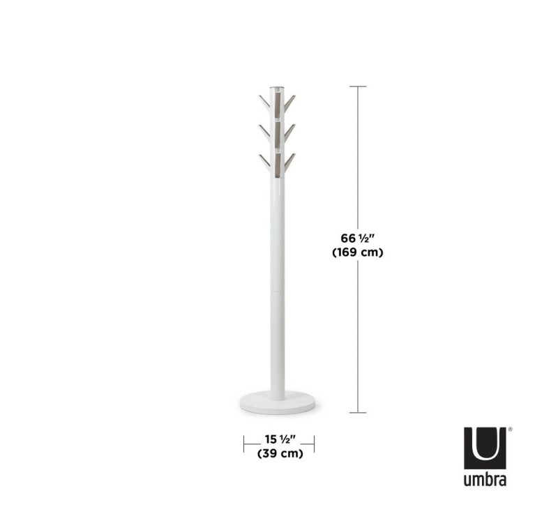 UMBRA wieszak na ubrania FLAPPER biały