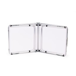 Stolik turystyczny stół składany kemping biały blat 120x60 cm MultiGarden