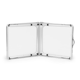 Stolik turystyczny stół składany kemping brązowy blat 120x60 cm MultiGarden