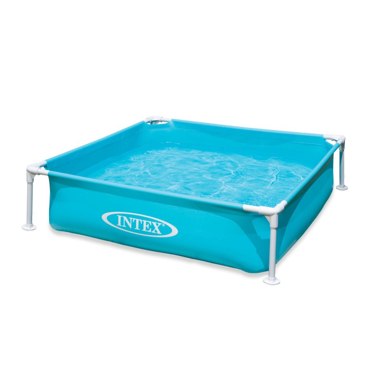 Basen stelażowy kwadratowy brodzik dla dzieci 122x122x30 cm INTEX 57173