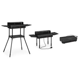 Grill elektryczny 3w1 stojący stołowy płyta grillowa ociekacz termostat MultiGarden