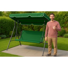 Siedzisko podkład do huśtawki ogrodowej 127x100 cm zielone MultiGarden