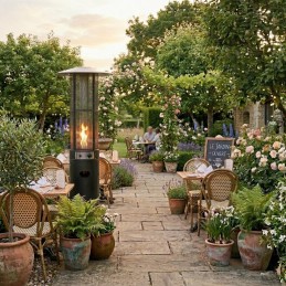 Ogrzewacz parasol gazowy grzejnik 11 kW na ogród patio reduktor wąż pokrowiec MultiGarden