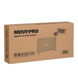 Bramka piłkarska z siatką do piłki nożnej 240x160x85 cm MOVEPRO