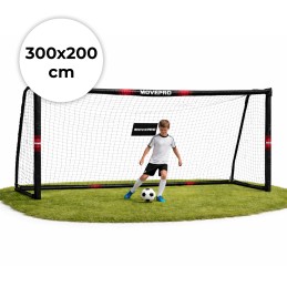 Bramka piłkarska z siatką do piłki nożnej 300x200x120 cm MOVEPRO