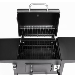 Grill węglowy ogrodowy z pokrywą regulacja rusztu termometr popielnik MultiGarden