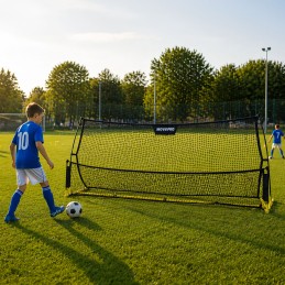 Rebounder trenażer piłkarski dwustronny do treningu strzałów 220x120 cm MOVEPRO
