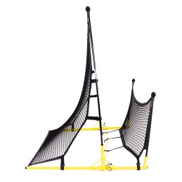 Rebounder trenażer piłkarski dwustronny do treningu strzałów 220x120 cm MOVEPRO