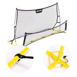 Rebounder trenażer piłkarski dwustronny do treningu strzałów 220x120 cm MOVEPRO
