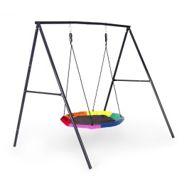 Huśtawka ogrodowa dla dzieci bocianie gniazdo 100 cm stalowy stelaż ECOTOYS