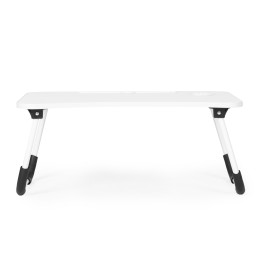 Podstawka pod laptopa składana stolik do łóżka 60x40 cm biała ModernHome
