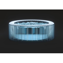 Nadmuchiwane SPA basen z hydromasażem 6 os. 216x71 cm akcesoria premium INTEX 28428NP